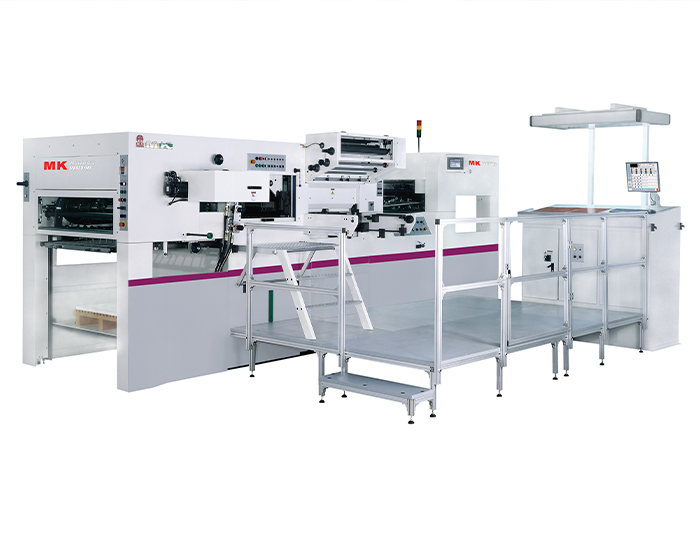 MK920YMI平压平自动模切烫金机 
技术描述：铝箔控制及输送技术/全息图输送控制技术
